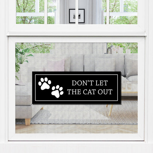 Top Home Decorating Tips with Acrylic Decorations Cat Out Paws Sign