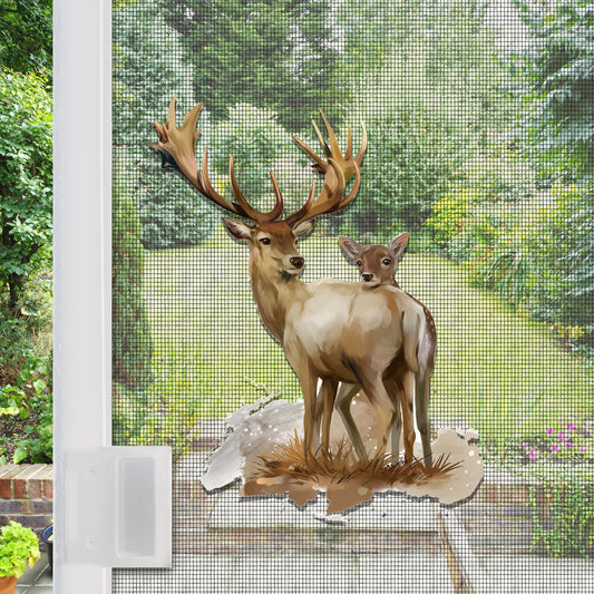 Transform Your Space with Screen Windows & Doors Small Deer Sign Decorations