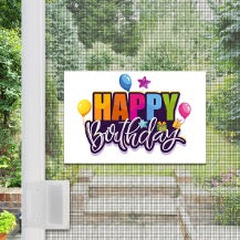 Unique Eye-Catching Birthday Decorations for Windows & Doors That Stand Out