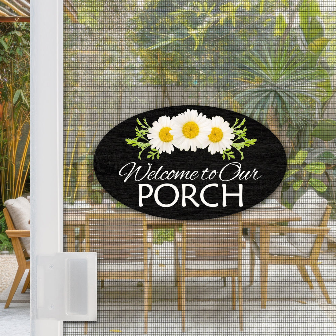 Make Your Porch Stand Out with Words Signs for Screen Doors