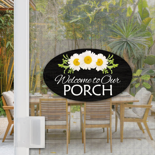 Make Your Porch Stand Out with Words Signs for Screen Doors