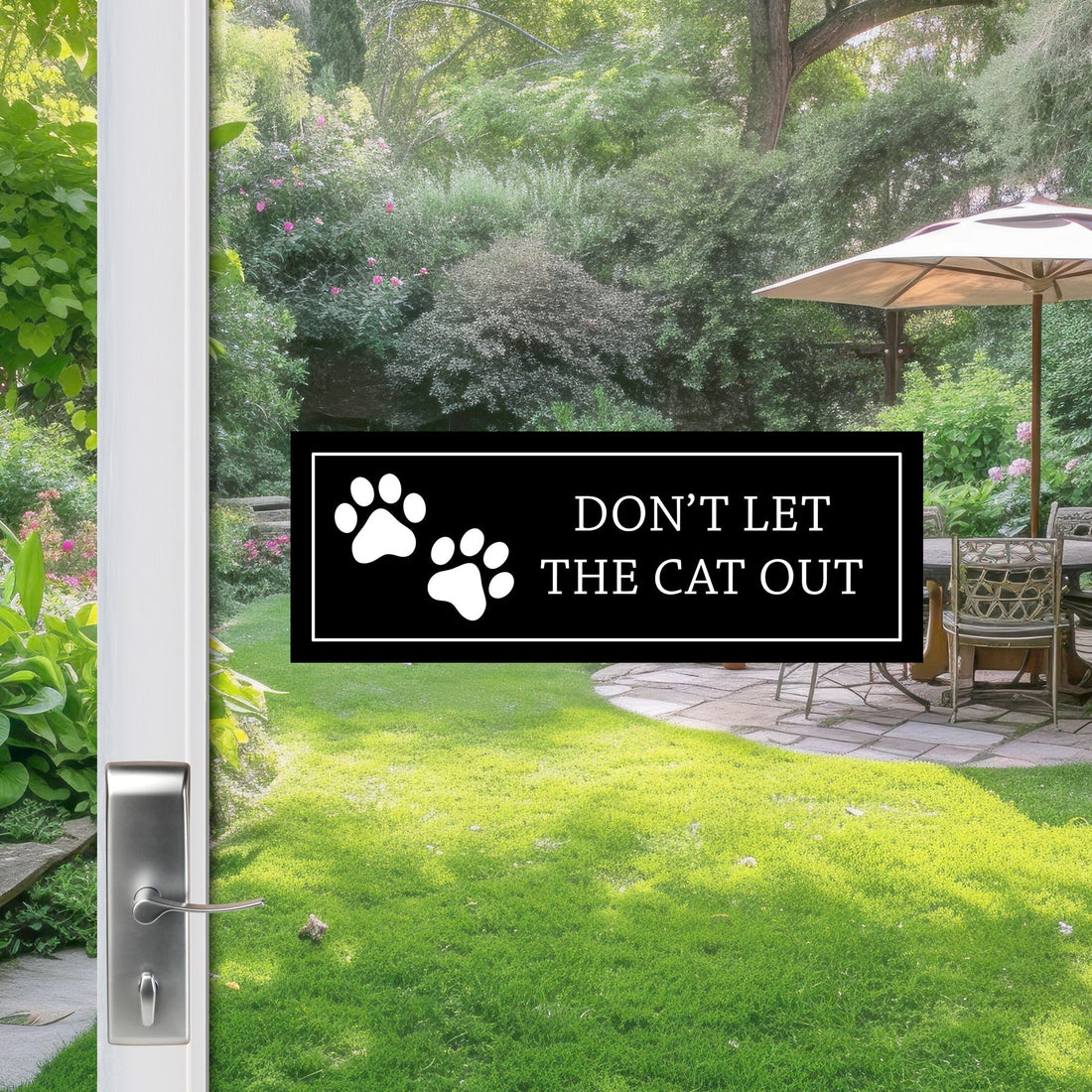 Acrylic Decorations Cat Out Paws Sign Ideas for Seasonal Home Styling