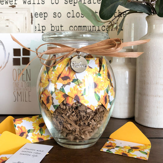 Jar of Friendship - Wild Sunflowers