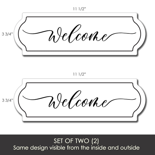 Flexible Screen Door Magnets (Not for Retractable/Glass) - Welcome