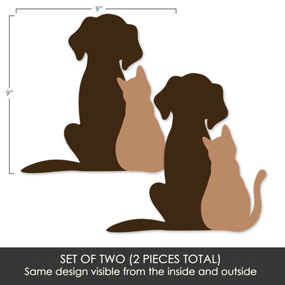 Flexible Screen Door Magnets (Not for Retractable/Glass) - Animal Lover