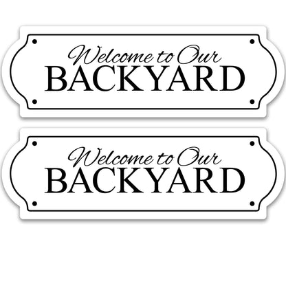 Acrylic Screen Magnets for Screen Doors & Windows (Set of 2) - Backyard