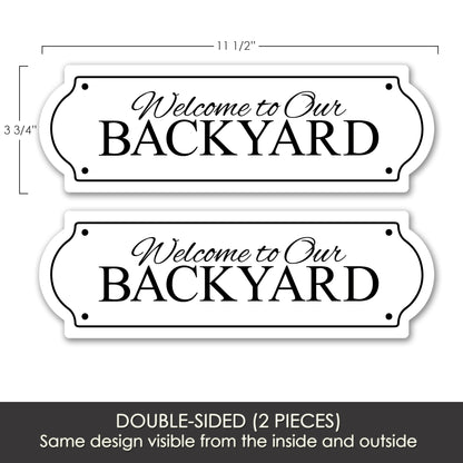 Flexible Screen Door Magnets (Not for Retractable/Glass) - Backyard