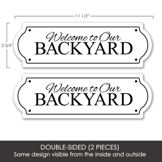Flexible Screen Door Magnets (Not for Retractable/Glass) - Backyard