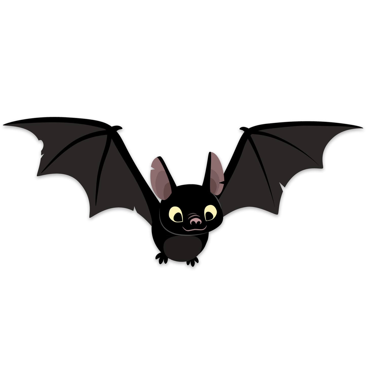 Decorations for Screen Windows & Doors (Set of 2) - (Small) Halloween Bat