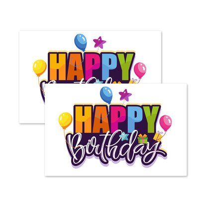 Decorations for Screen Windows & Doors (Set of 2) - Happy Birthday