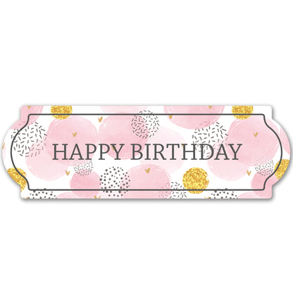 Decorations for Screen Windows & Doors (Set of 2) - Birthday Pink