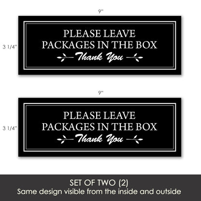 Decorations for Screen Windows & Doors (Set of 2) - (Small) Packages in Box