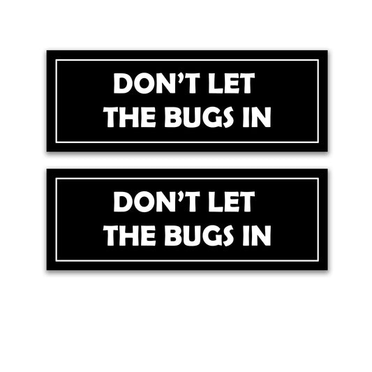 Decorations for Screen Windows & Doors (Set of 2) - (Small) Bugs