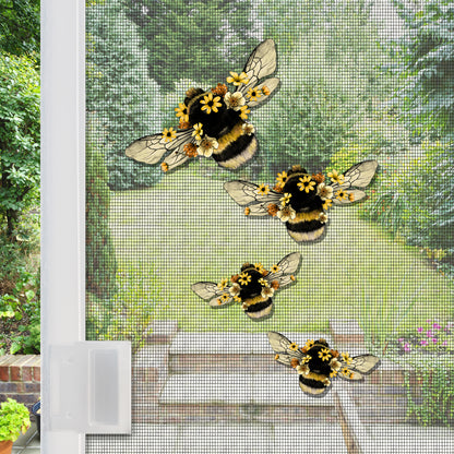 Flexible Screen Door Magnets (Not for Retractable/Glass) - Bumblebees Variety