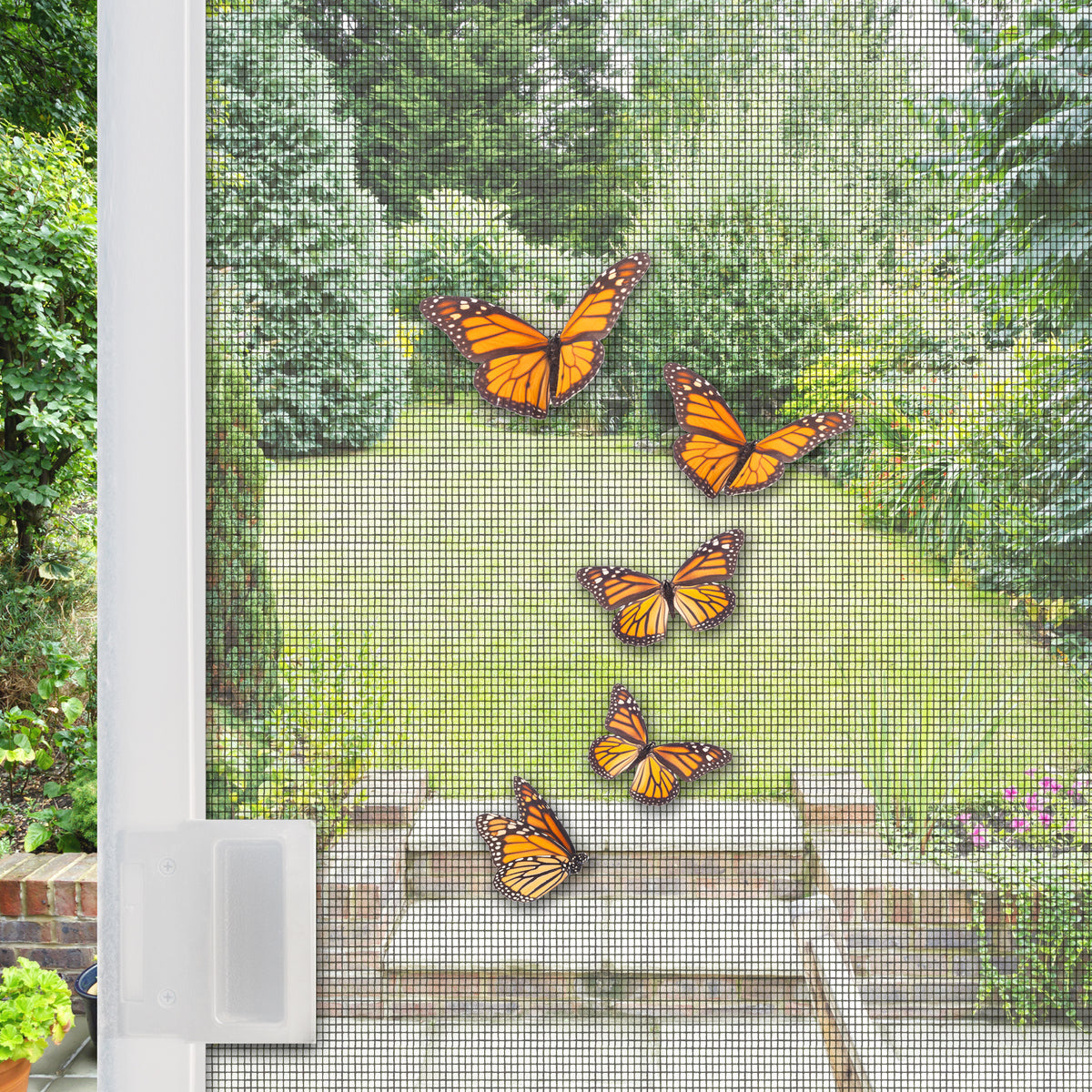 Flexible Screen Door Magnets (Not for Retractable/Glass) - MINI Butterflies Set