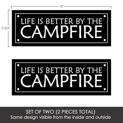 Flexible Screen Door Magnets (Set of 2) - Campfire