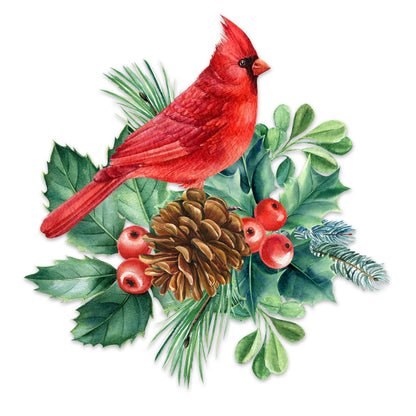 Decorations for Screen Windows & Doors (Set of 2) - Red Cardinal