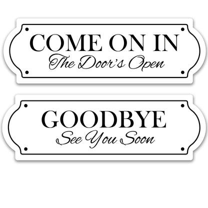 Acrylic Screen Door Magnets (Not for Retractable/Glass) - Come On In