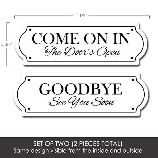 Flexible Screen Door Magnets (Not for Retractable/Glass) - Come On In