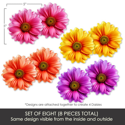 Flexible Screen Door Magnets (Not for Retractable/Glass) - Daisies Variety
