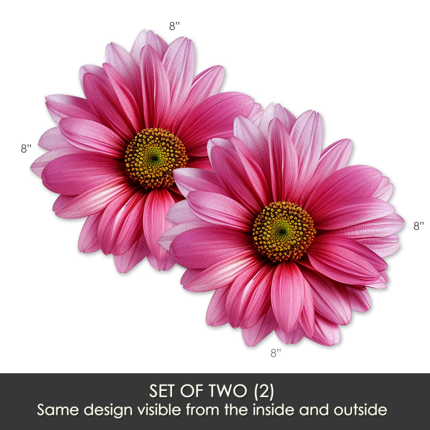 Decorations for Screen Windows & Doors (Set of 2) - Daisy