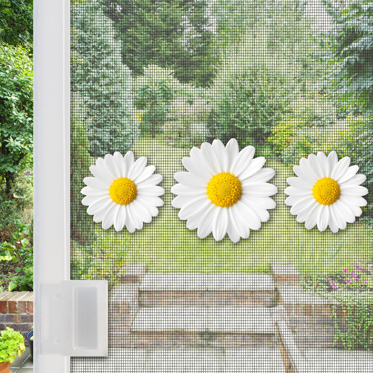 Flexible Screen Door Magnets (Not for Retractable/Glass) - Daisy Trio