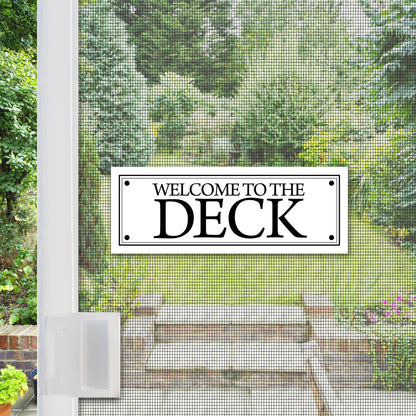 Acrylic Screen Magnets for Screen Doors & Windows (Set of 2) - Deck