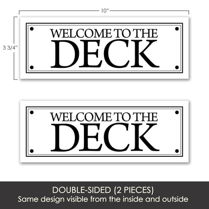 Acrylic Screen Magnets for Screen Doors & Windows (Set of 2) - Deck