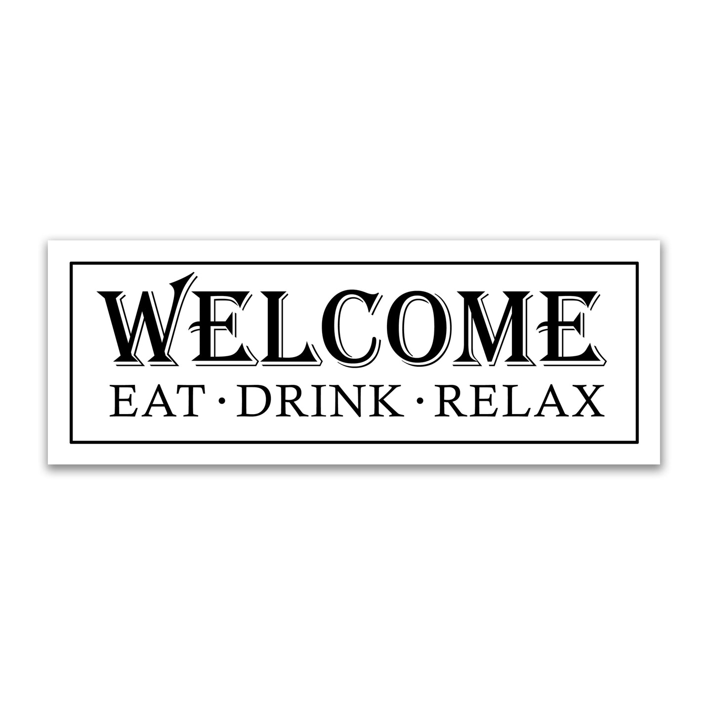 Decorations for Screen Windows & Doors (Set of 2) - Eat Drink Relax