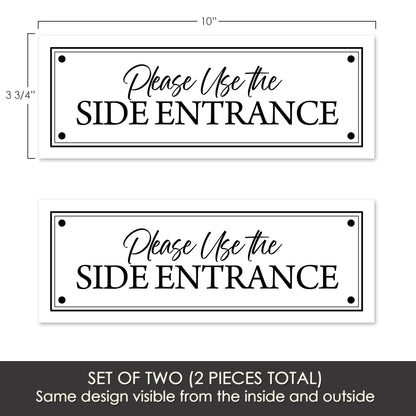 Flexible Screen Door Magnets (Not for Retractable/Glass) - Side Entrance