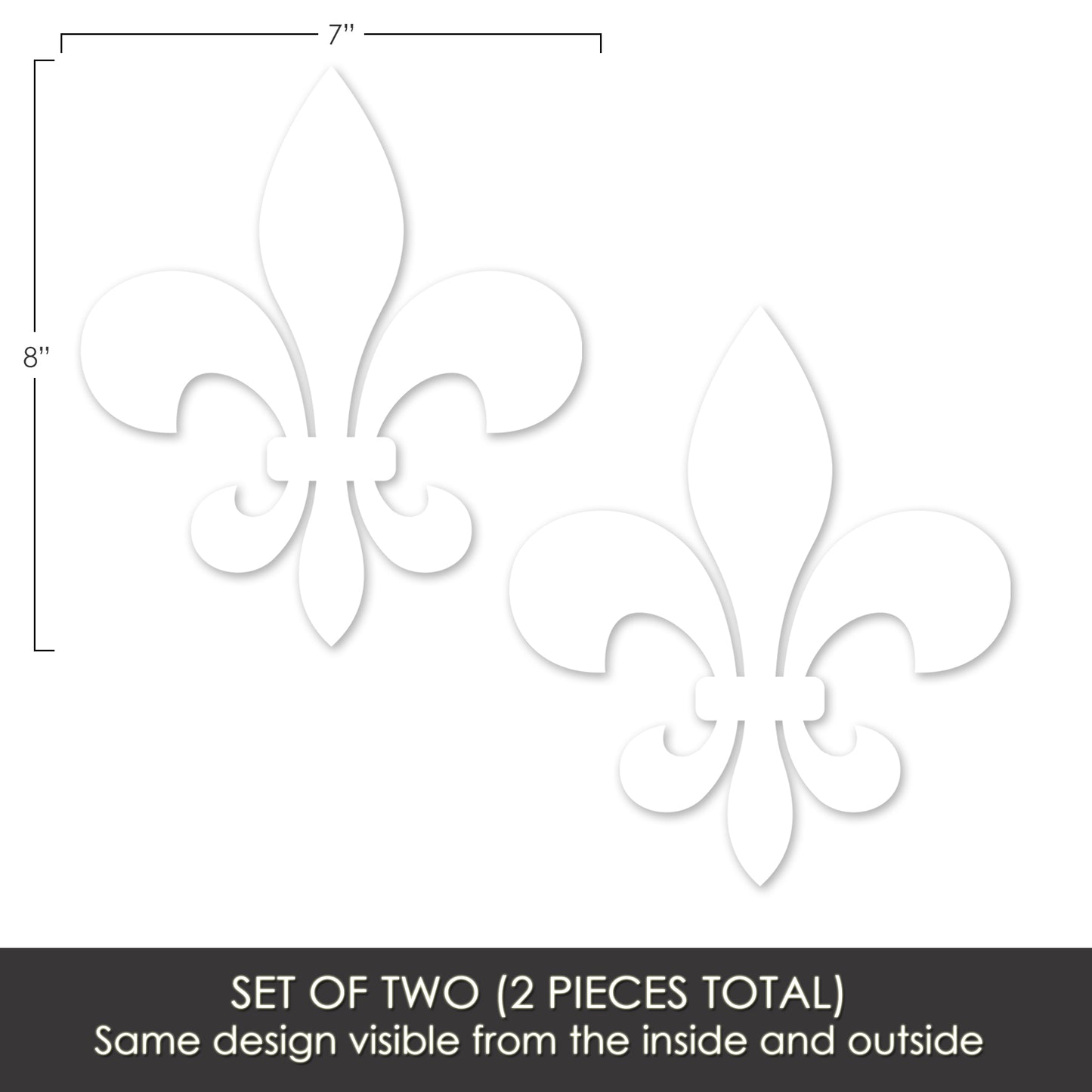 Flexible Screen Door Magnets (Not for Retractable/Glass) - Fleur De Lis