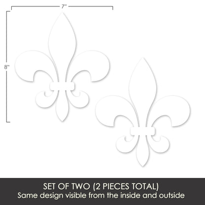 Flexible Screen Door Magnets (Not for Retractable/Glass) - Fleur De Lis