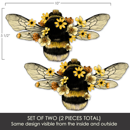 Flexible Screen Door Magnets (Not for Retractable/Glass) - Bumblebee