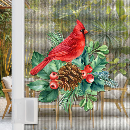 Flexible Screen Door Magnets (Set of 2) - Cardinal