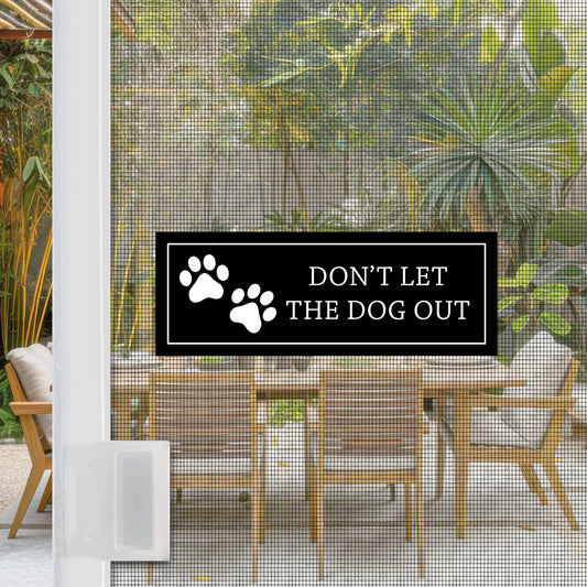 Flexible Screen Door Magnets (Set of 2) - Dog Out