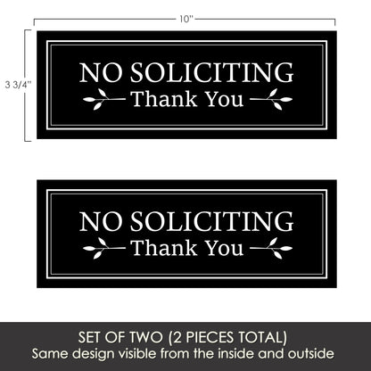 Flexible Screen Door Magnets (Set of 2) - Soliciting