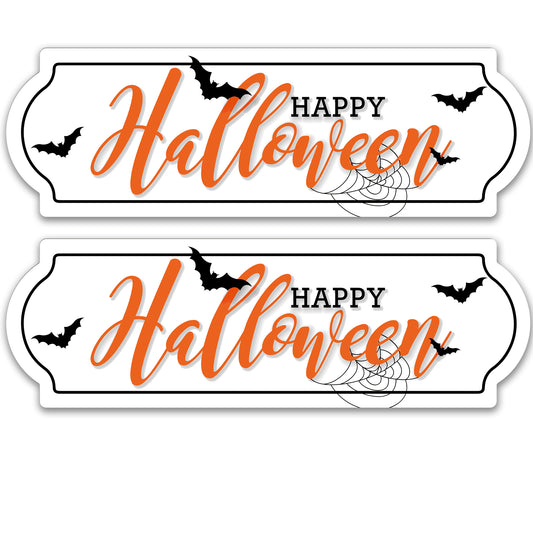 Decorations for Screen Windows & Doors (Set of 2) - Happy Halloween