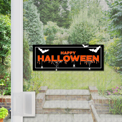 Decorations for Screen Windows & Doors (Set of 2) - Halloween Black