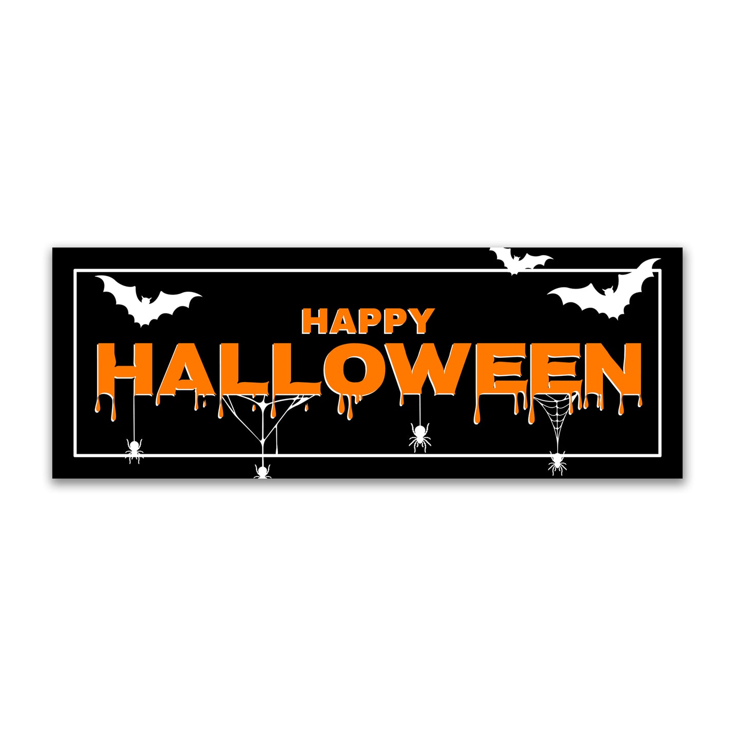 Decorations for Screen Windows & Doors (Set of 2) - Halloween Black