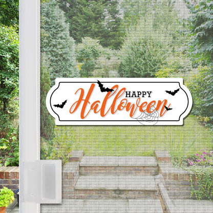 Decorations for Screen Windows & Doors (Set of 2) - Happy Halloween