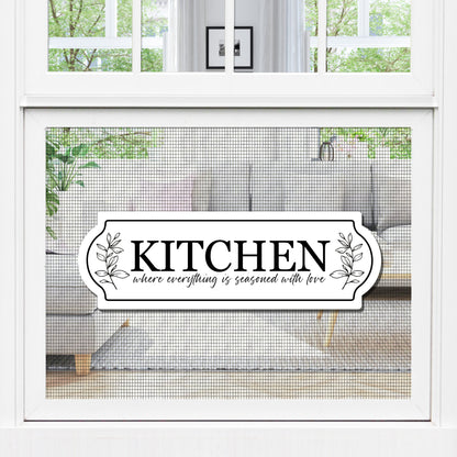 Decorations for Screen Windows & Doors (Set of 2) - Kitchen Leaves + Welcome Leaves