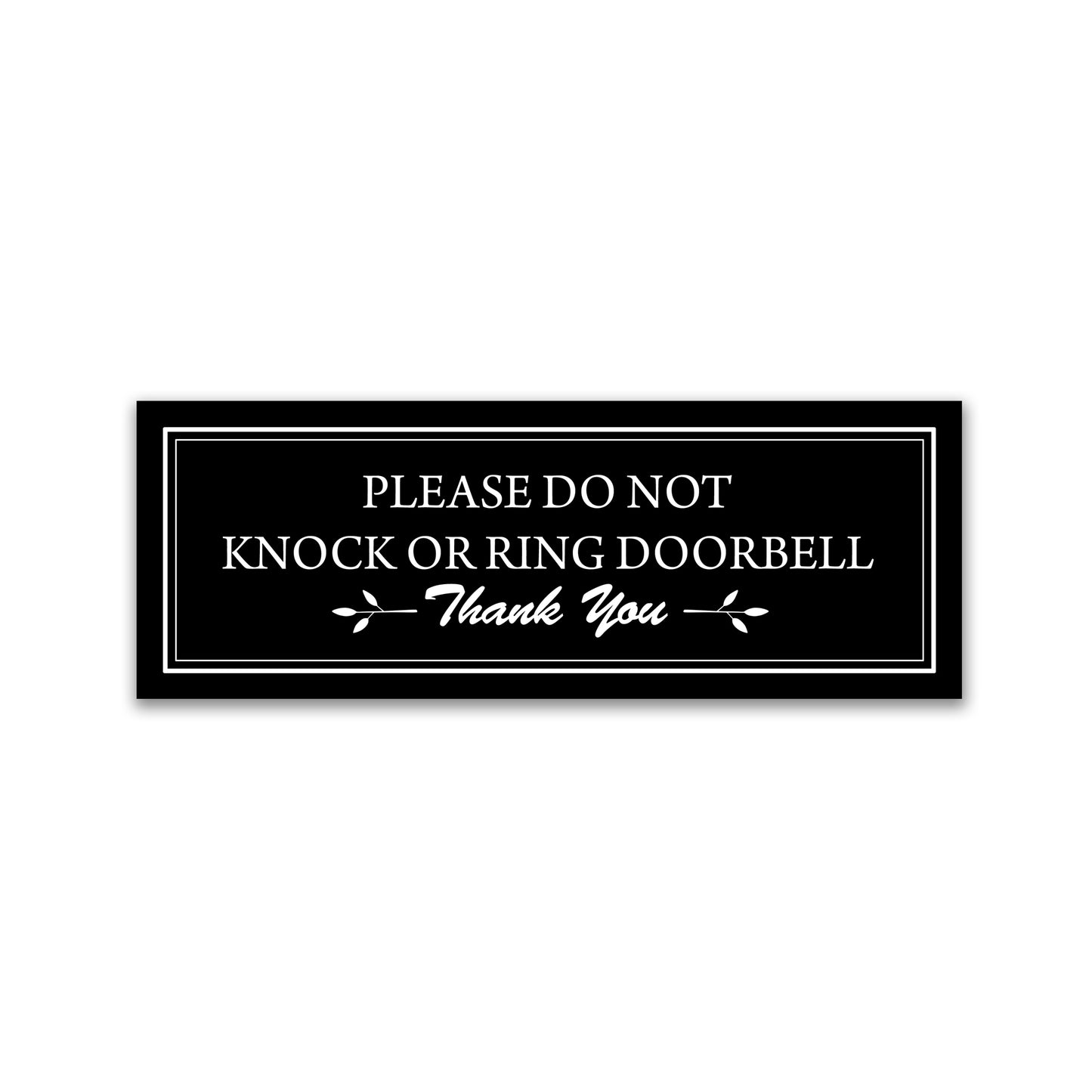 Decorations for Screen Windows & Doors (Set of 2) - (Small) Do Not Knock