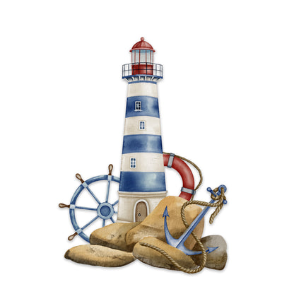 Decorations for Screen Windows & Doors (Set of 2) - (Small) Lighthouse