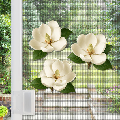 Flexible Screen Door Magnets (Not for Retractable/Glass) - Magnolias Variety