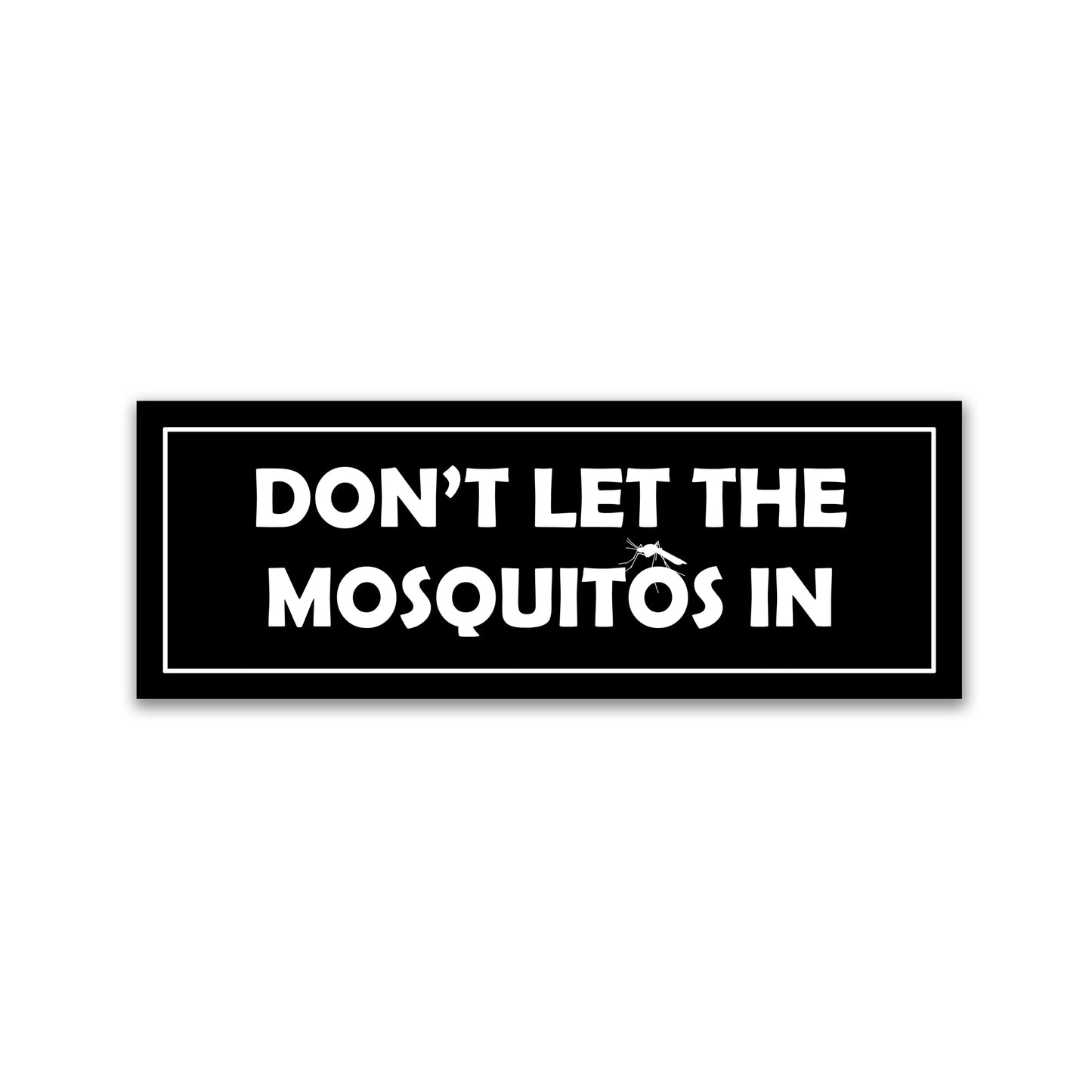 Decorations for Screen Windows & Doors (Set of 2) - (Small) Mosquitos