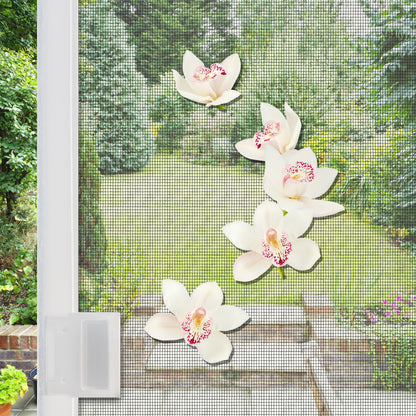 Flexible Screen Door Magnets (Not for Retractable/Glass) - Orchids Variety
