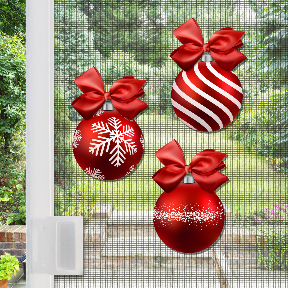 Flexible Screen Door Magnets (Not for Retractable/Glass) - Ornaments Variety