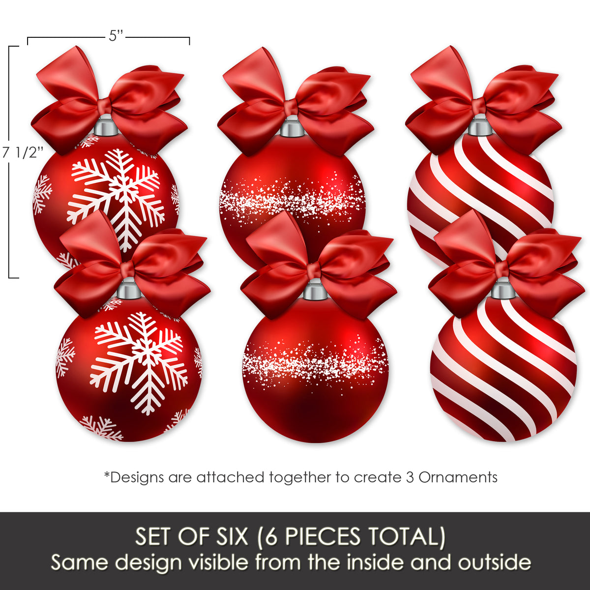Flexible Screen Door Magnets (Not for Retractable/Glass) - Ornaments Variety