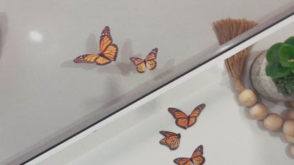 Flexible Screen Door Magnets (Not for Retractable/Glass) - MINI Butterflies Set