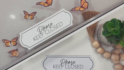 Flexible Screen Door Magnets (Not for Retractable/Glass) - Keep Closed Curved
